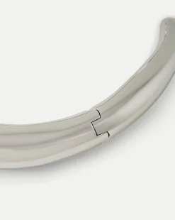 Silver Collar Necklace in Silver