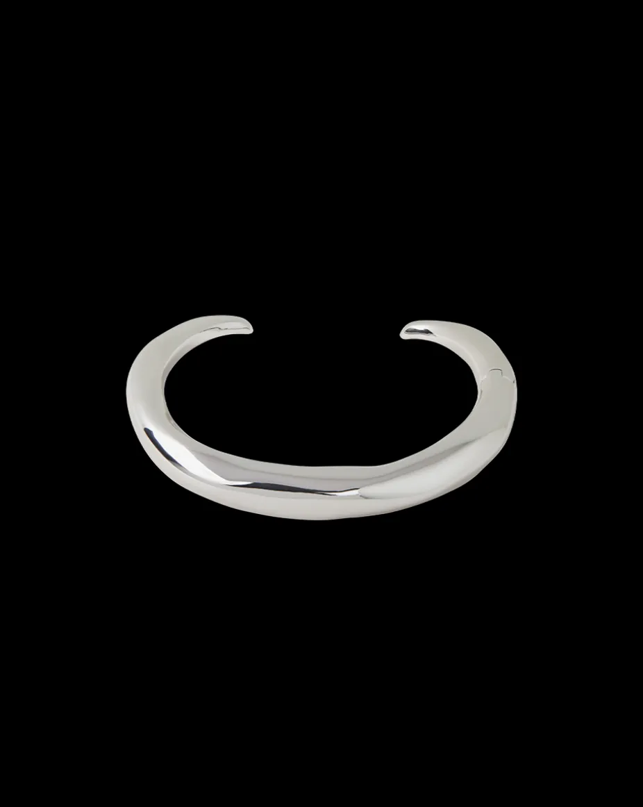 Silver Collar Necklace in Silver