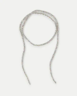 Skinny Serpent Chain Necklace in Silver