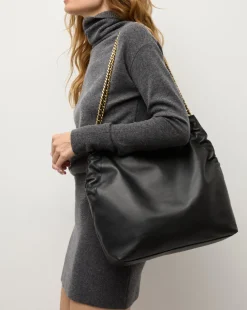Slouch Shoulder Bag in Black