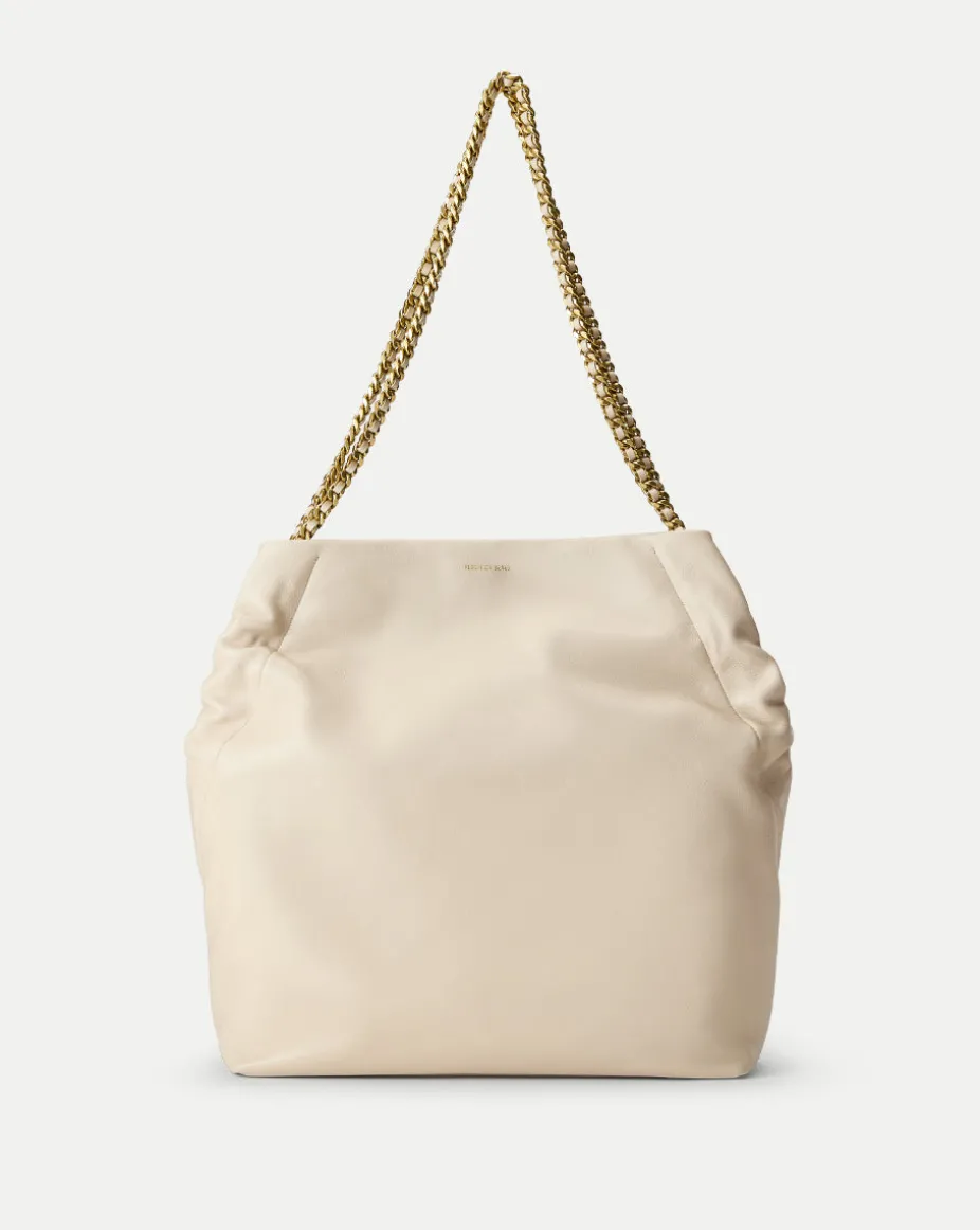 Slouch Shoulder Bag in Ivory