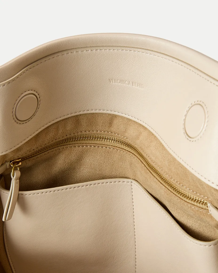 Slouch Shoulder Bag in Ivory