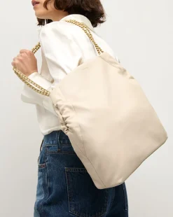 Slouch Shoulder Bag in Ivory