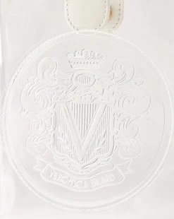 Small Shopper in Transparent/Off-White