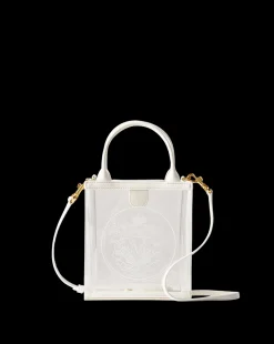 Small Shopper in Transparent/Off-White