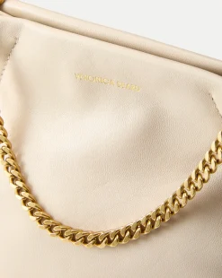 Small Slouch Shoulder Bag in Ivory