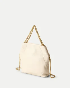 Small Slouch Shoulder Bag in Ivory