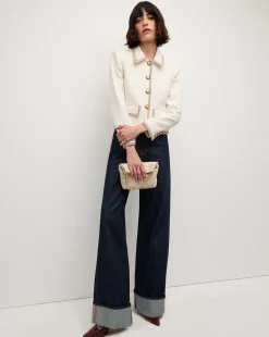 Small Slouch Shoulder Bag in Ivory