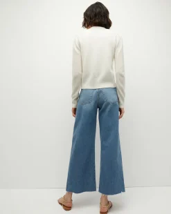 Solene Cashmere Cardigan in Ivory