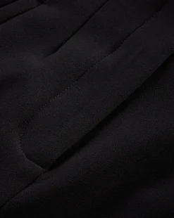 Stila Cropped Straight Leg Pant in Black