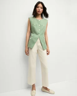 Tamara Vest in Lemongrass/Dove