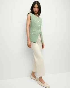 Tamara Vest in Lemongrass/Dove