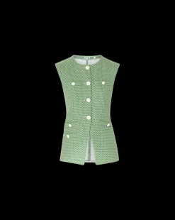 Tamara Vest in Lemongrass/Dove