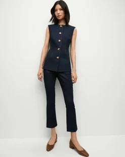 Tani Denim Pant in Dark Oxford