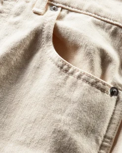 Taylor Wide-Leg Cropped Ecru Jean