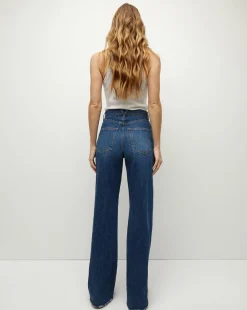 Taylor Wide-Leg Jean in Stoned Bright Blue
