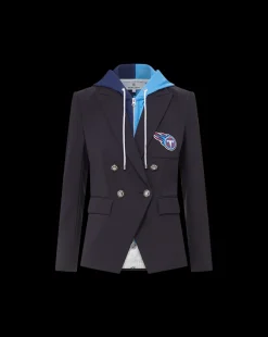 Tennessee Titans Dickey Jacket in Navy/Silver
