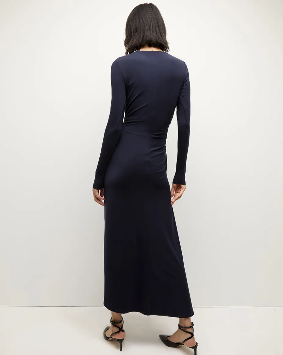 Theodora Dress in Navy