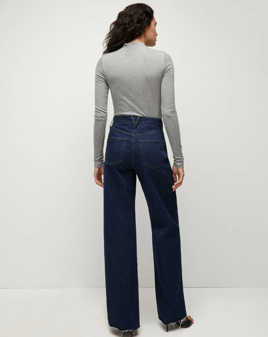 Theresa Ruched Turtleneck