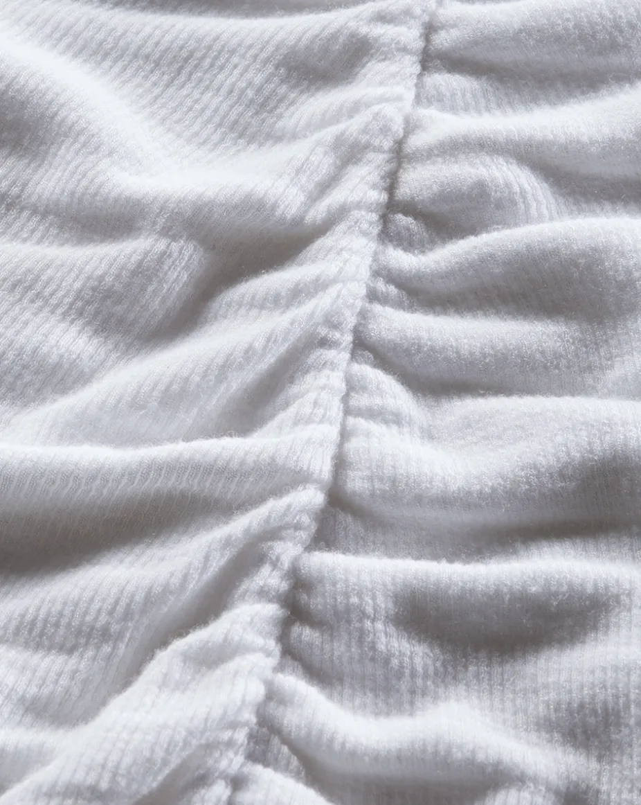 Theresa Ruched Turtleneck