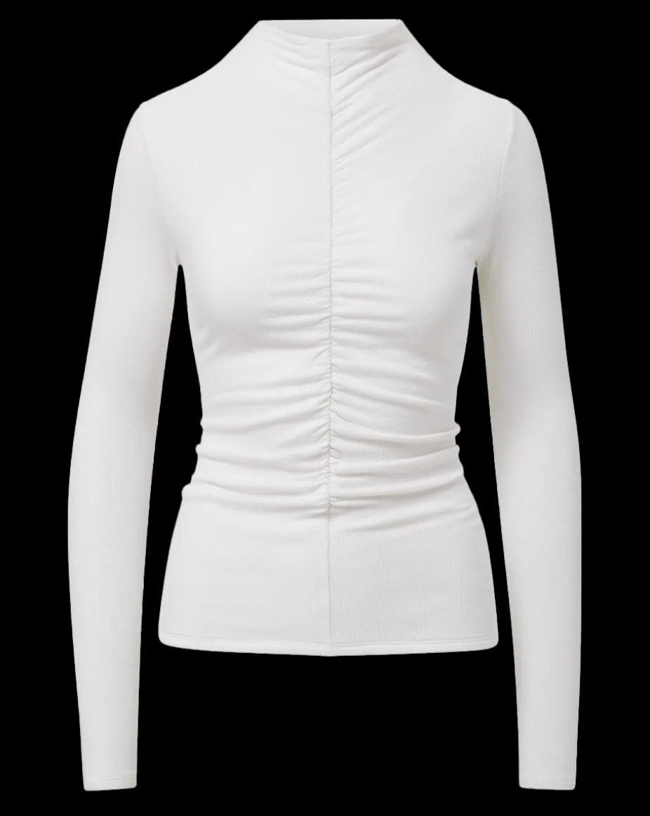 Theresa Ruched Turtleneck