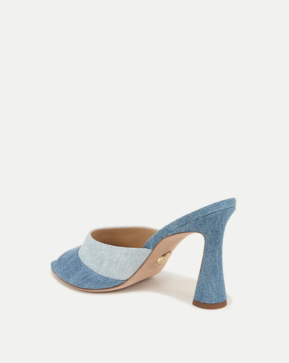 Thora Denim Mule in Blue