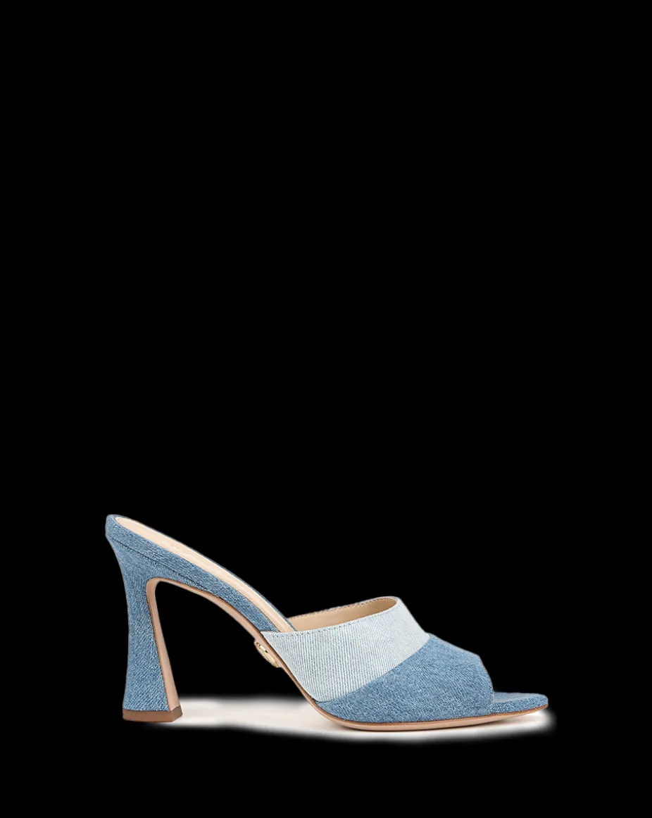 Thora Denim Mule in Blue