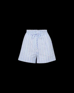 Tijana Striped Short in Blue/White