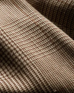 Tonelli Plaid Pant in Ecru/Ochre