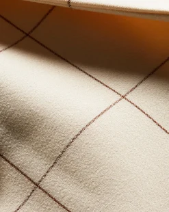 Tonelli Plaid Pant in Ecru/Deep Ochre