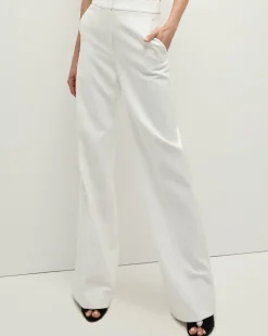 Tonelli Tuxedo Stripe Pant in White