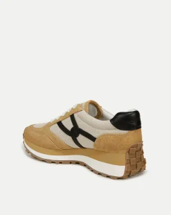 Valentina Sneaker in Ecru/Desert