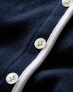 Valley Knit Top in Navy