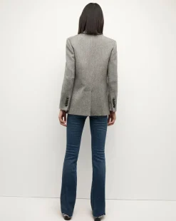 Vega Dickey Jacket in Black/White