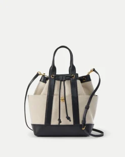 Veronica Beard Goody Bag in Natural/Black