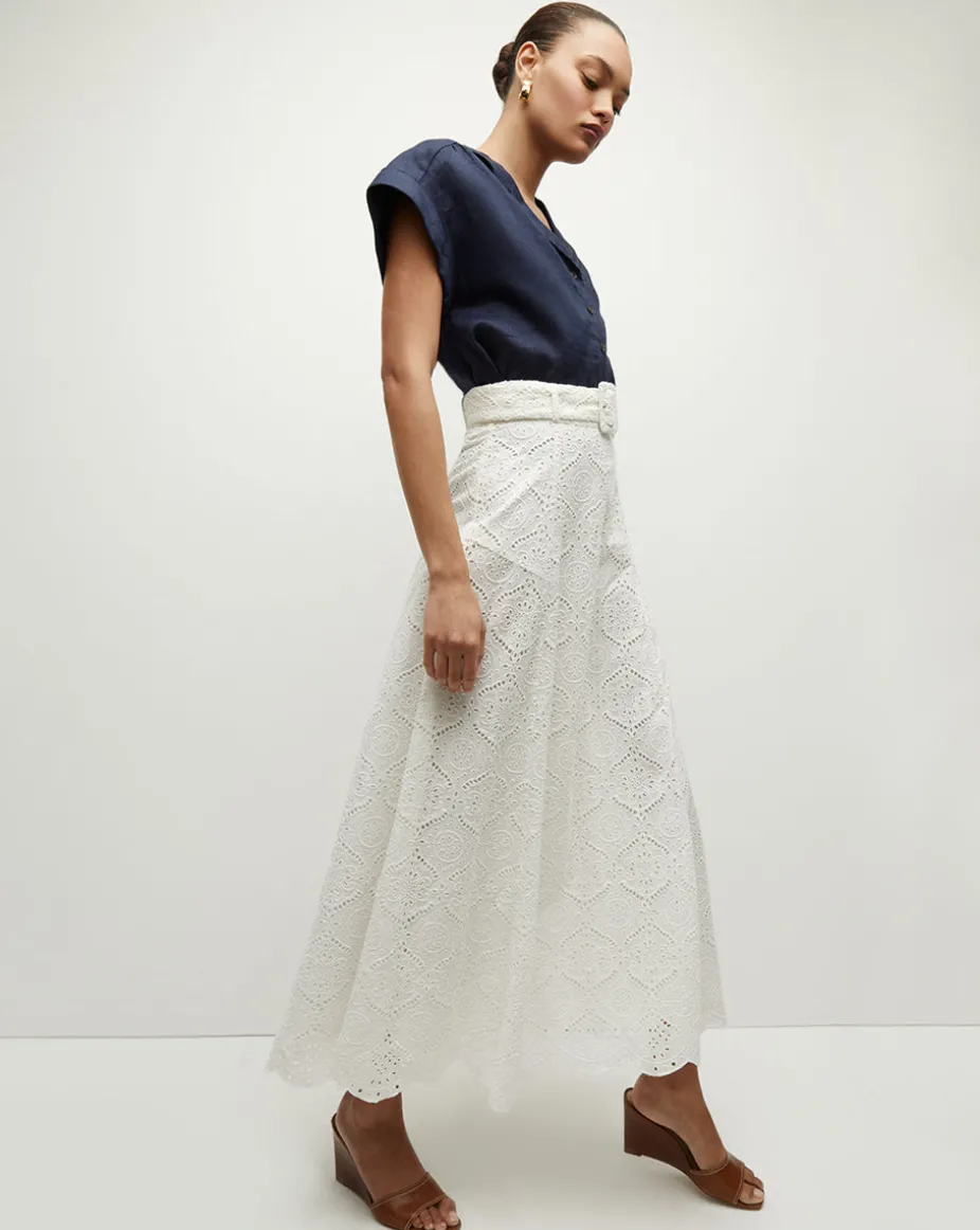 Vintry Eyelet Skirt