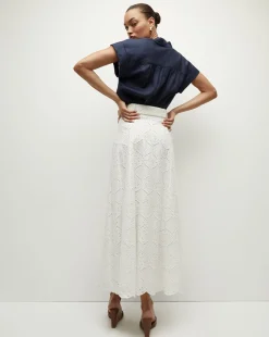 Vintry Eyelet Skirt