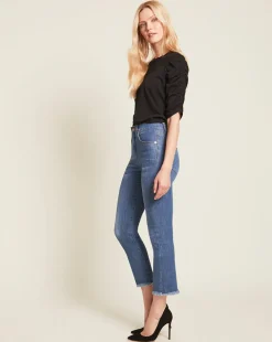 Waldorf Ruched-Sleeve Tee