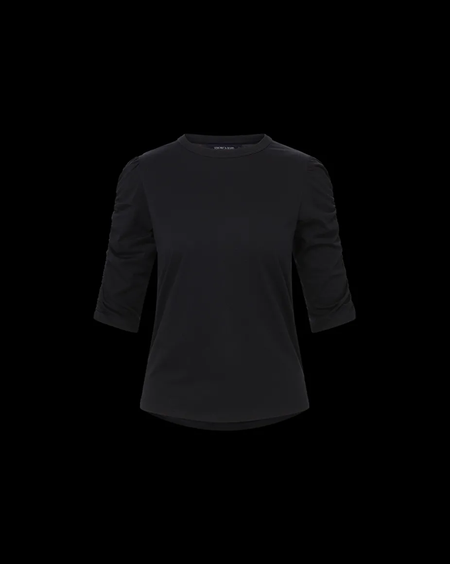 Waldorf Ruched-Sleeve Tee