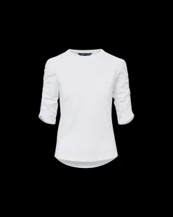 Waldorf Ruched-Sleeve Tee