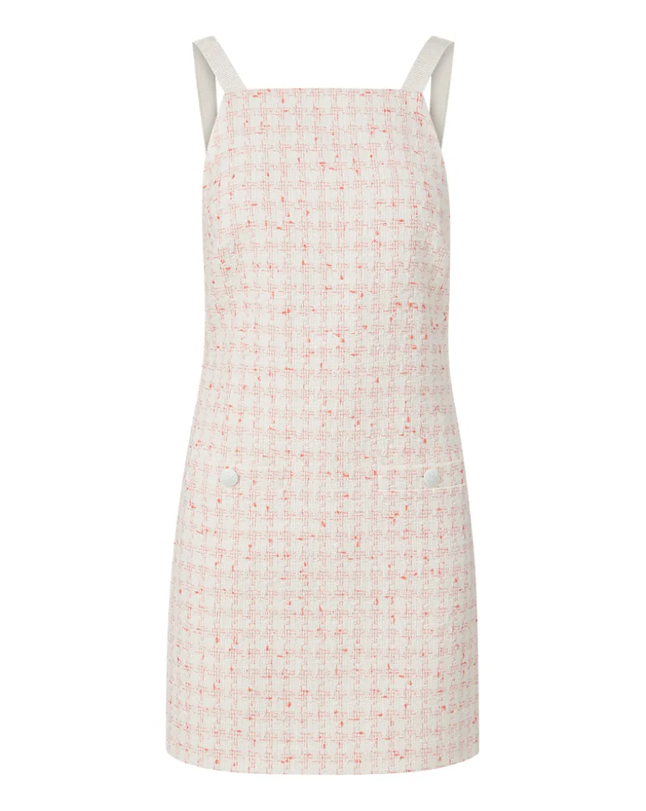 Xochi Pink Tweed Mini Dress